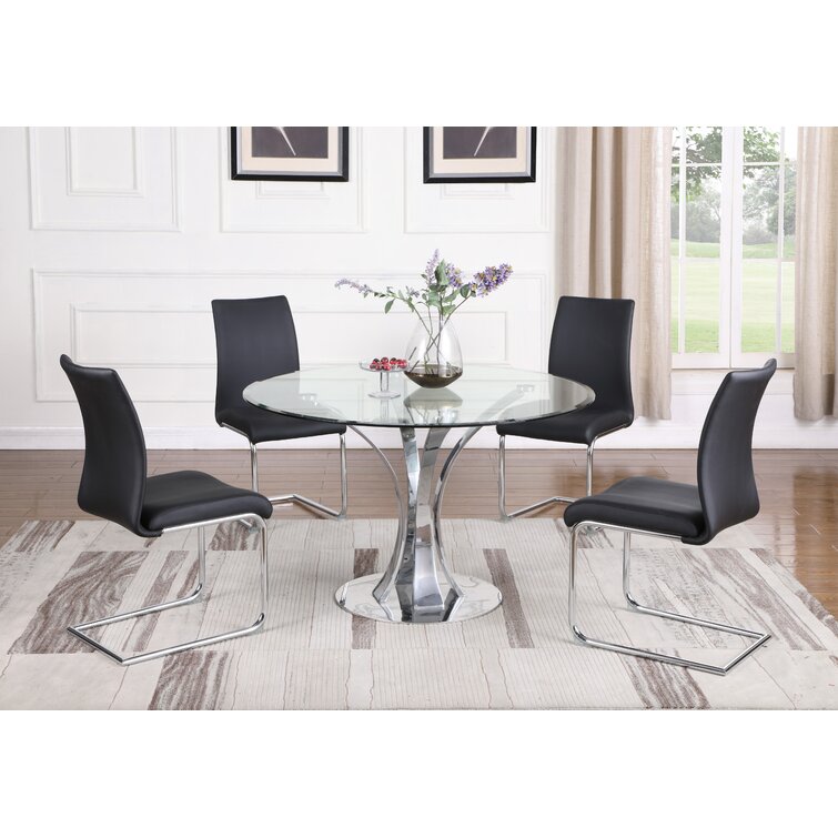 Round dining discount table set wayfair